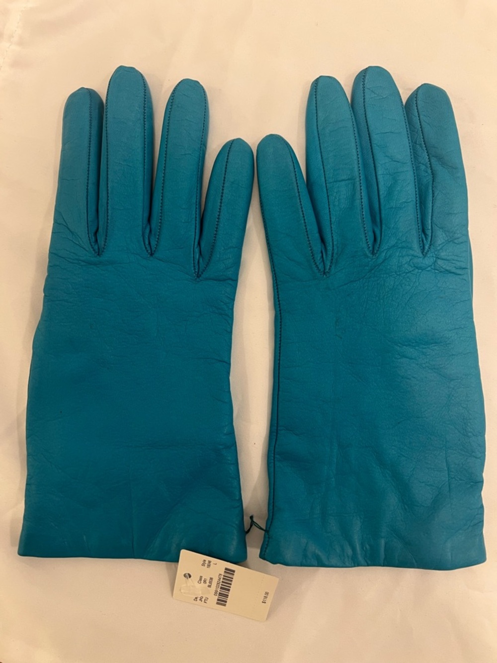 J Crew Cashmere Leather Women's Gloves in Teal